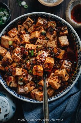  Le Tofu Mapo :  Un mélange explosif de saveurs épicées et umami dans une texture soyeuse ?